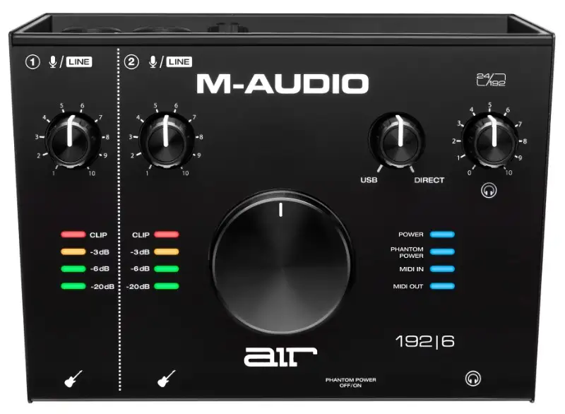 Interfaz de audio USB M-Audio AIR 192-6