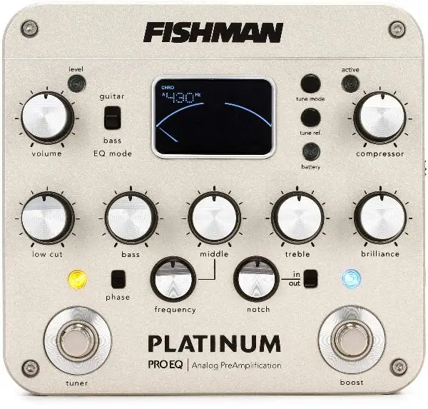 Preamplificador Fishman Platinum Pro DI