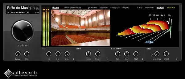 Uso de la reverberación artificial en la mezcla