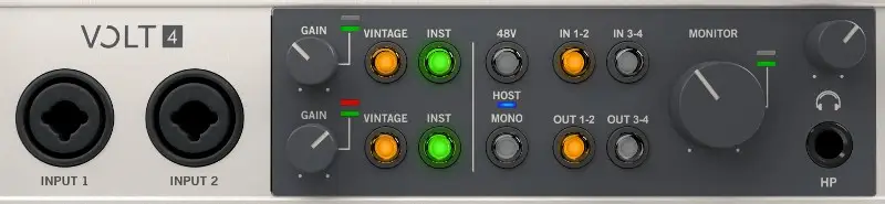 connecting inputs of your audio interface