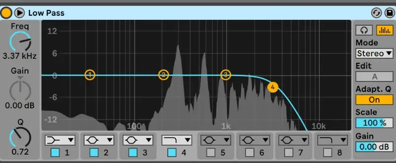 low pass for subtractive eq