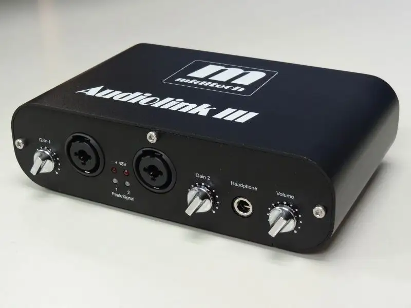 interfaz de audio por menos de 100 miditech audiolink