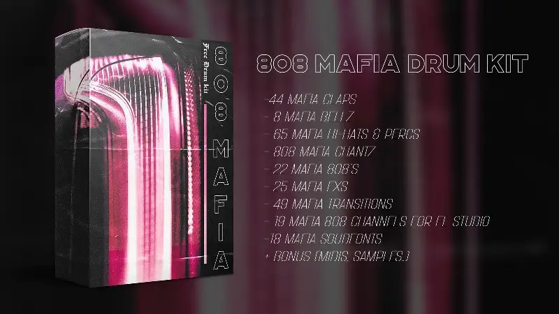 808 Mafia Kit de bateria gratuito