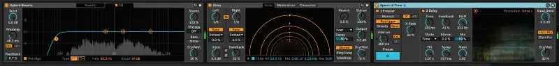Гібридна реверберація, відлуння та спектральний час в Ableton Live