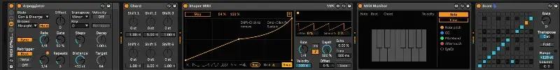 Стійки MIDI FX в Ableton Live.