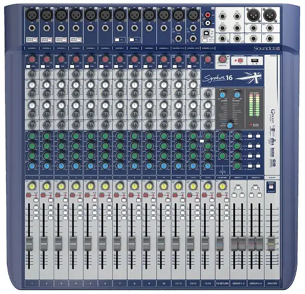 Soundcraft Unterschrift 16
