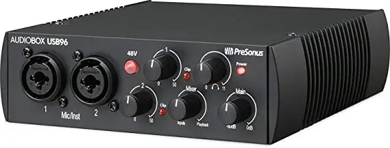 100'ün altında ses arayüzü presonus audiobox