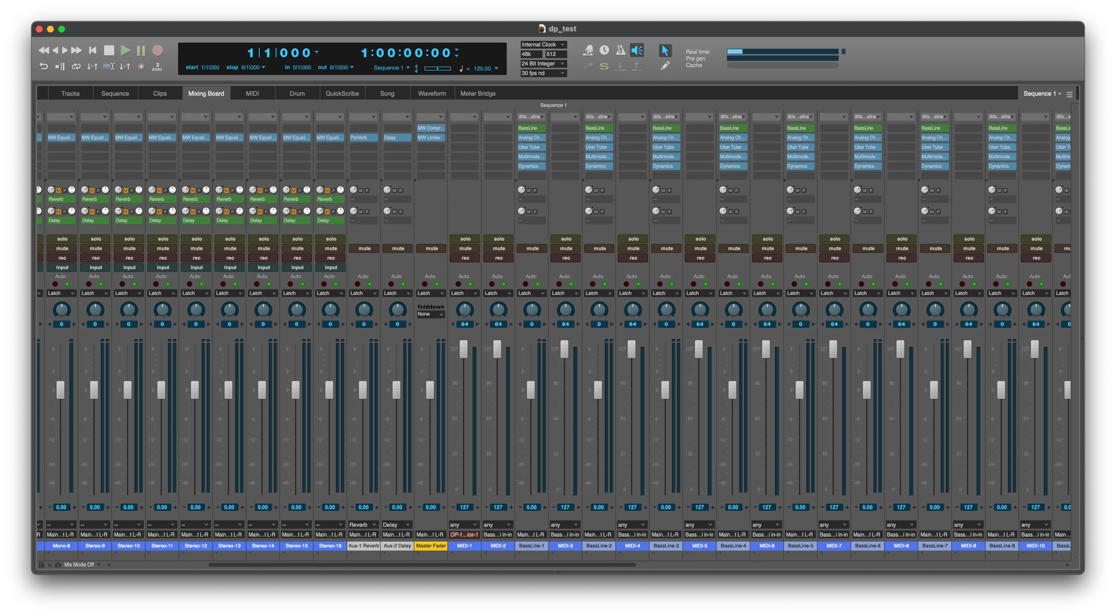 Digital Peformer mix view