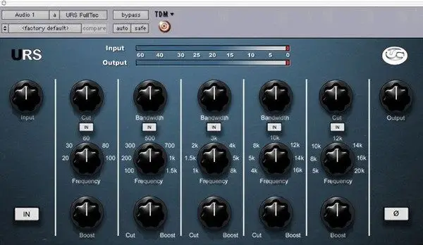 URS FullTec 程序均衡器