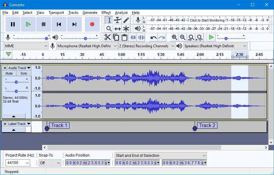 meilleur daw gratuit audacity