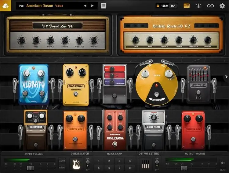 Положительная сетка BIAS AMP 2