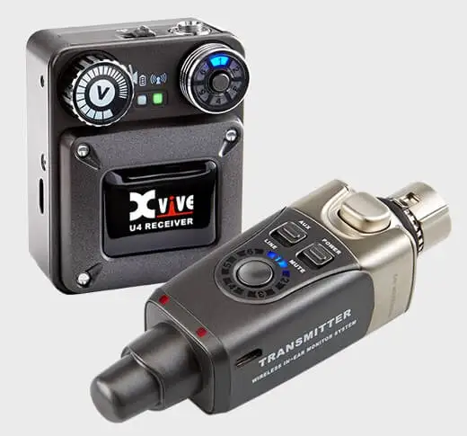 Sistema de monitorização intra-auricular sem fios Xvive U4