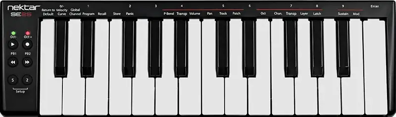 Nektar SE25 Mini MIDI Controller Keyboard