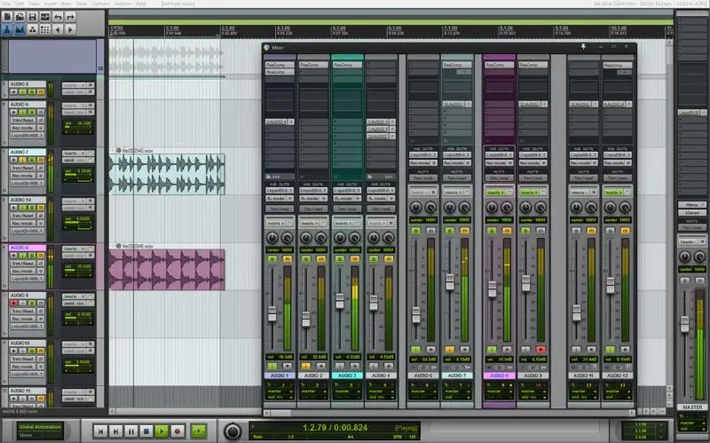 Pro Tools 12.5 reaper thema