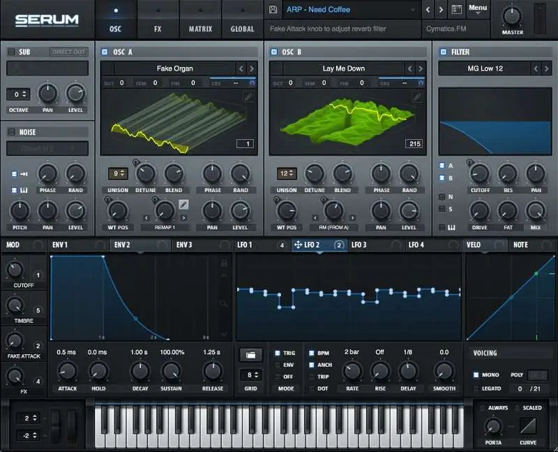 Xfer Serum - ベスト・ウェーブテーブル・シンセ