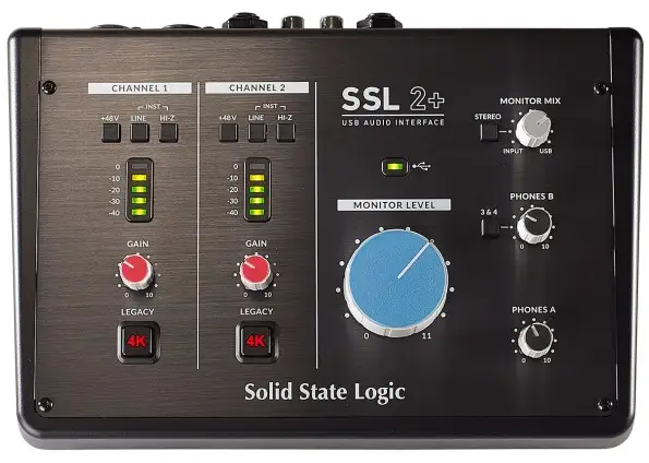 Interface de áudio USB Solid State Logic 2+