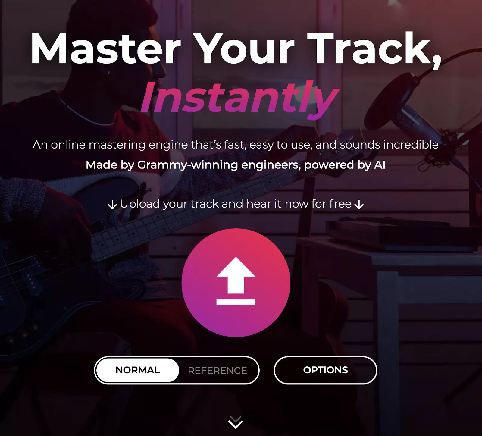 masterização de uma música com o emastered