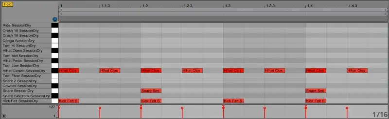 Ableton Backbeat