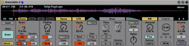 Ableton Live - Granulator II