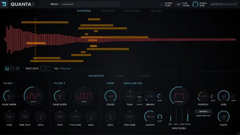 Dommage audio - Quanta 2