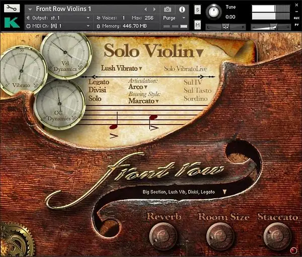 Kirk Hunter - Front Row Violins