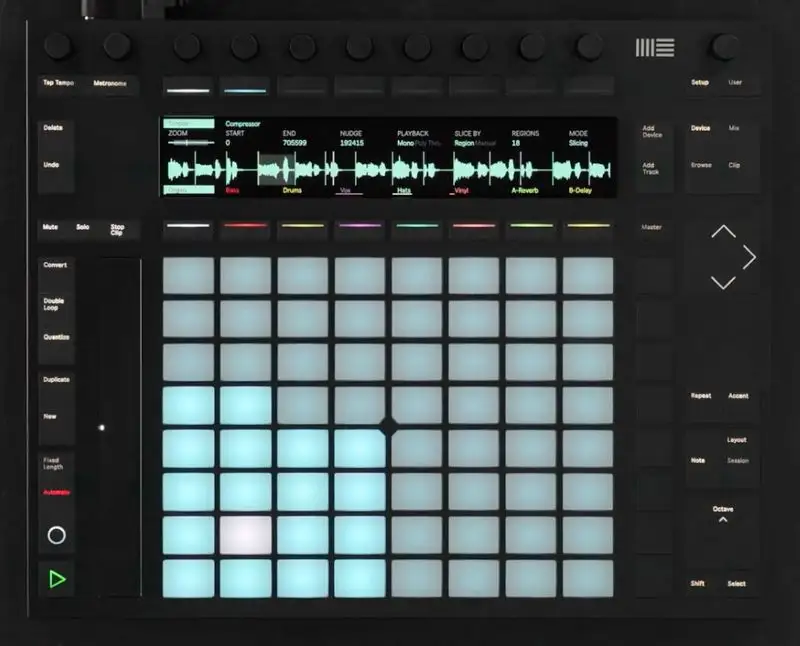 Ableton Push 2, one of the many dedicated controllers for Live.