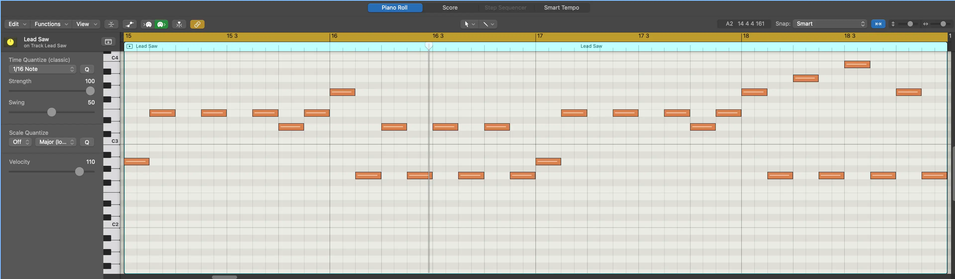 The lead melody