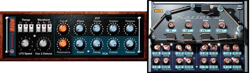 Steinberg's earliest VST plugins were basic, but still have a place in computer music enthusiasts hearts. [https://www.audiopluginsforfree.com/neon-karlette/]