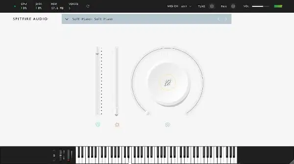 ピアノVSTスピットファイア