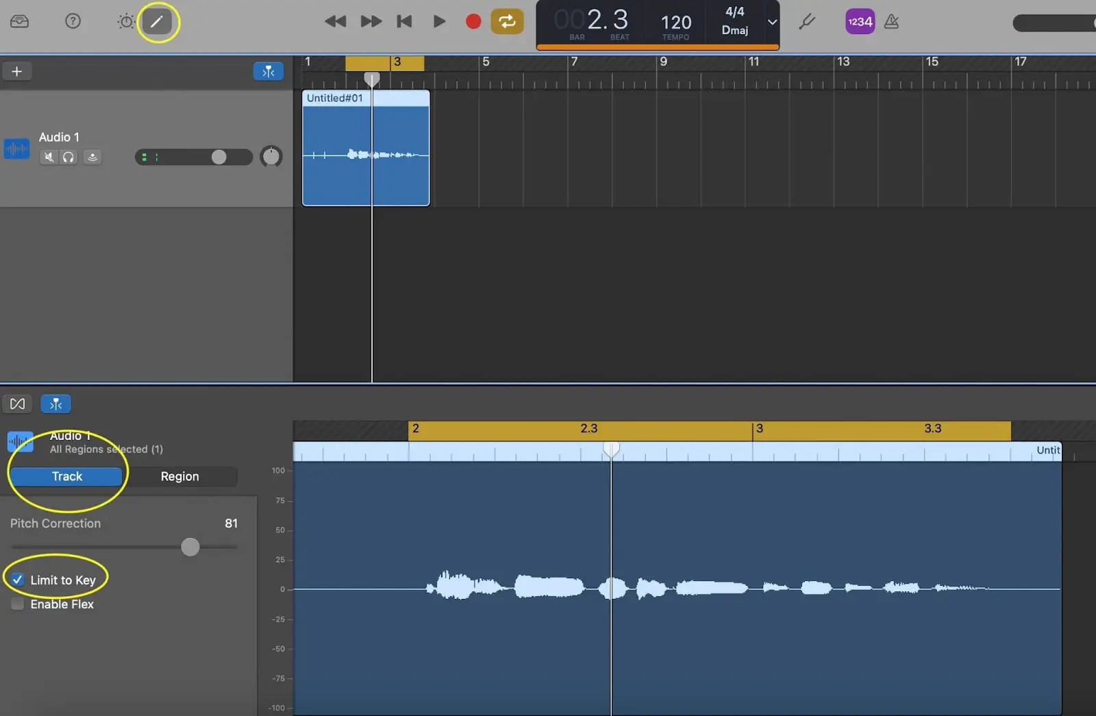 الضبط التلقائي ل Garageband سهل!