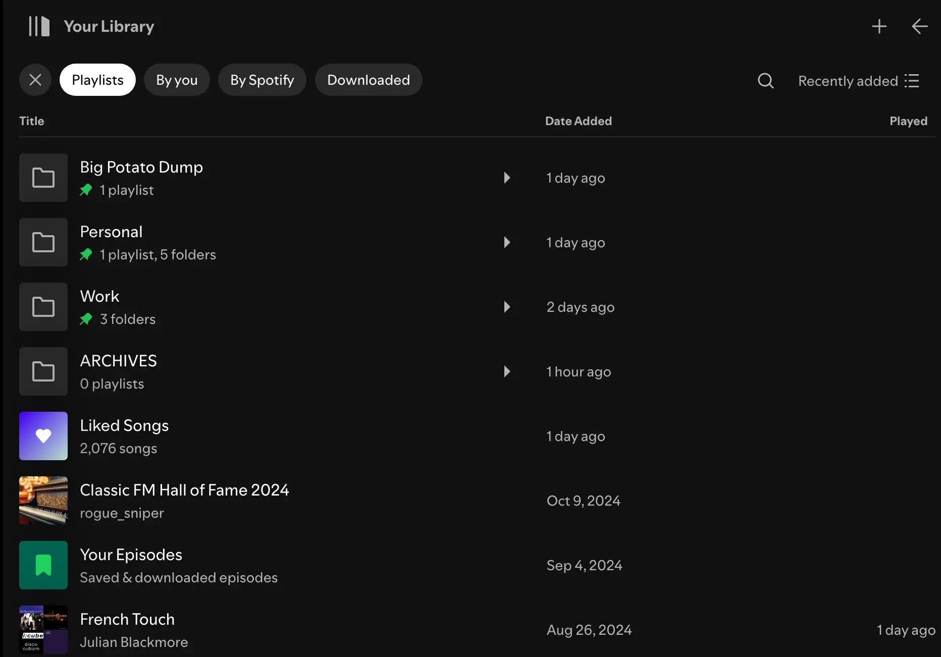 Comment organiser les listes de lecture Spotify