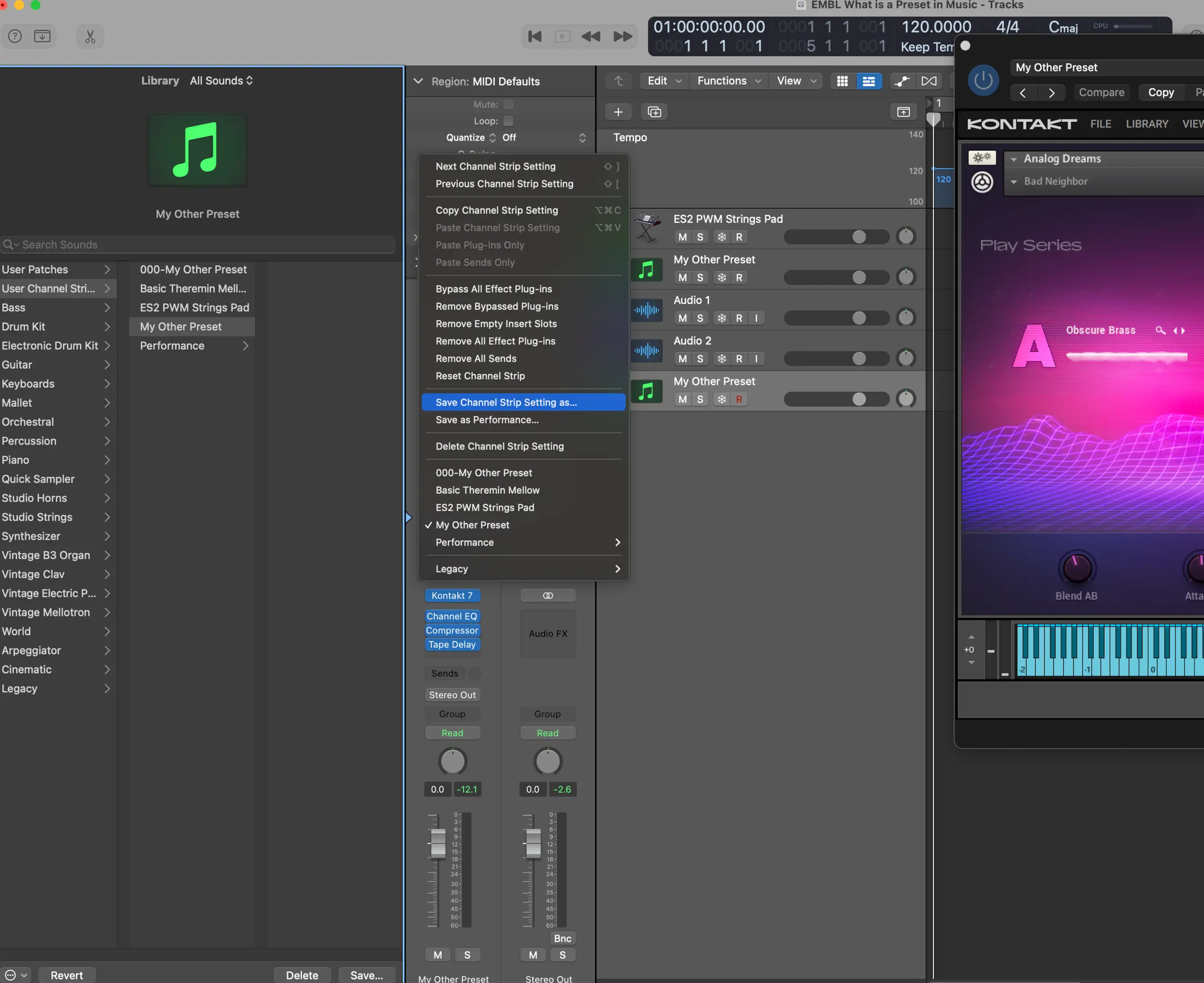 Creating multi-plugin presets is a great way to boost your productivity