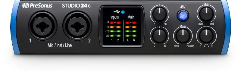 interface audio à moins de 200 presonus studio 24c