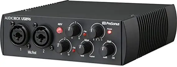 interface audio à moins de 100 presonus audiobox
