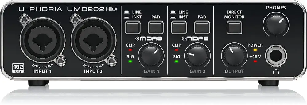 interface audio behringer budget