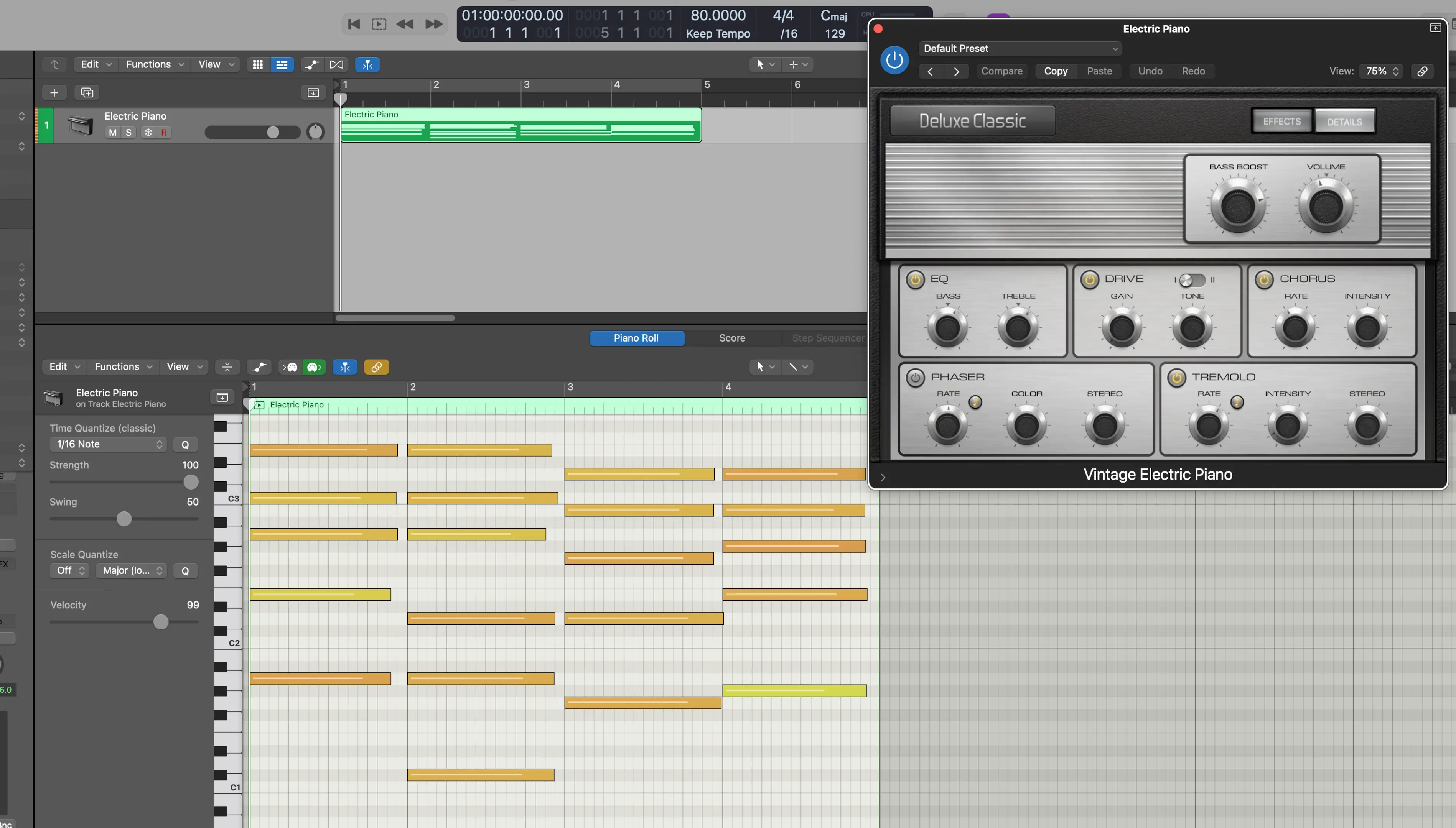 Step 1 - record the chord progression