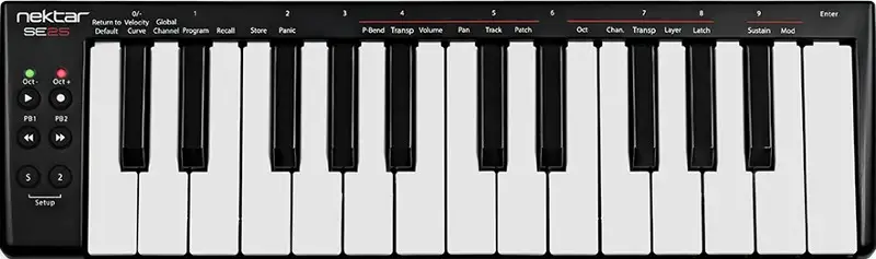 Nektar SE25 Mini tastiera controller MIDI